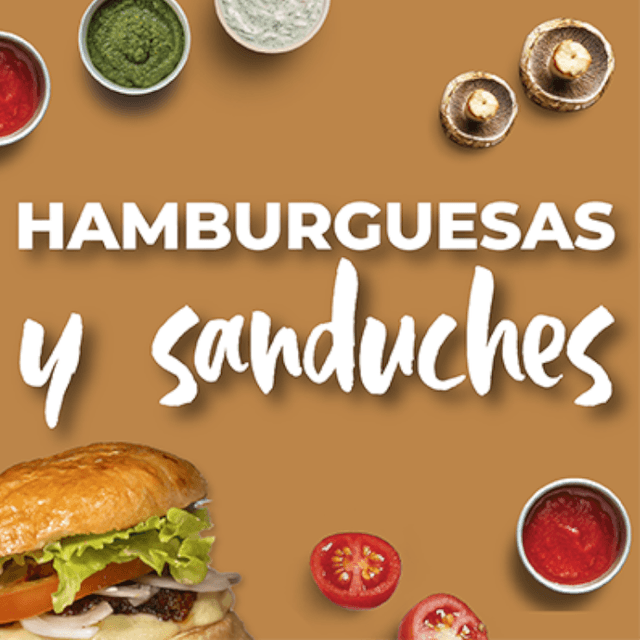 HAMBURGUESAS Y SANDUCHES