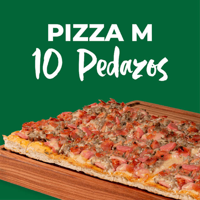 PIZZA 10 PEDAZOS (M)