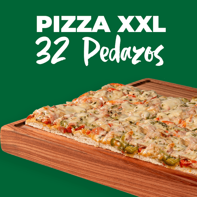 PIZZA 32 PEDAZOS (XXL)